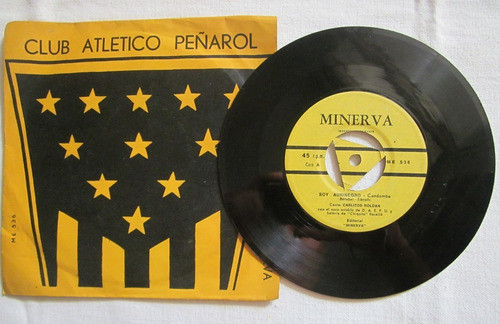 Antiguo Disco De Vinilo Simple Club Atletico Peñarol 1