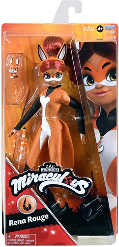 Muñeca Playmates Miraculous Rena Rouge 1