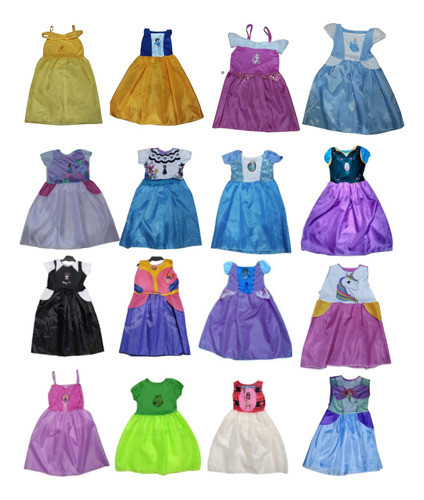 Disfraz Pack X4 Princesas Superhéroes Frozen Avenger Sofia 0