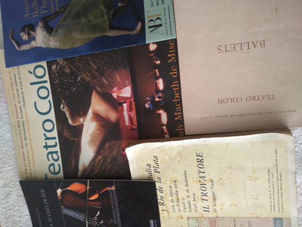 Programa Teatro Colon +revista +,programa Metropolitan.oper 1