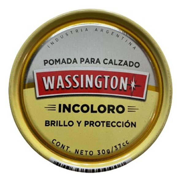 Pomada Para Calzado Wassington  X 30 Cc X Pack 3 Unidades 0