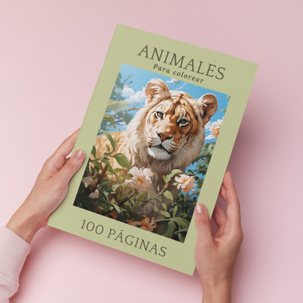 Libro Digital Animales Para Colorear 100 Páginas 1