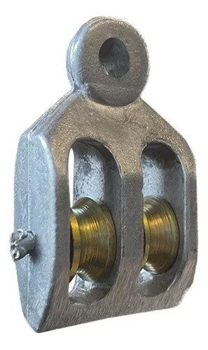 Roldana N 3 Doble Polea Moton Fijo Para Soga Tender 1