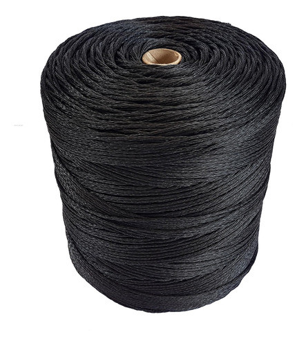 Bobina Corda Fio 4mm Trançada Polietileno - Preto 0