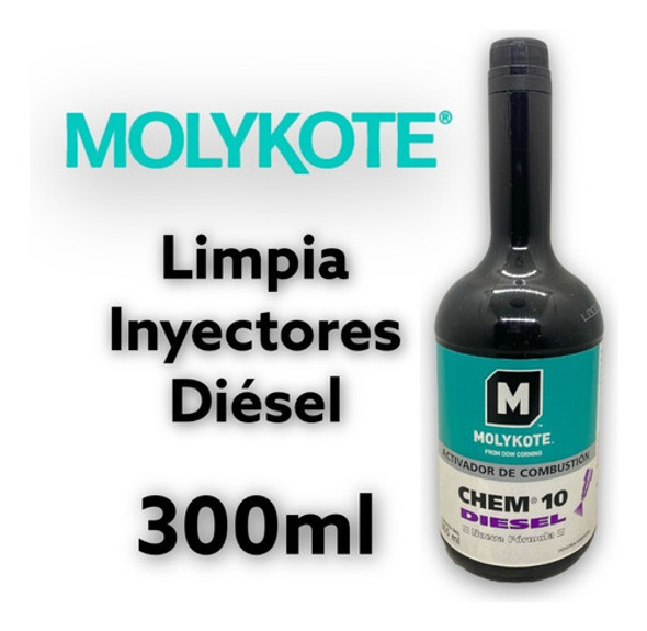 Limpia Inyectores Diesel Molykote Aditivo X 300ml Chem 10 0
