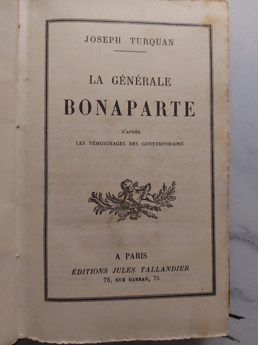 La Generale Bonaparte. Joseph Turquan. 52428 0