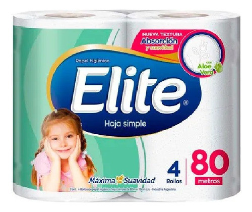 Elite Hoja Simple 80 Metros Pack X 3 = 12 Rollos 0