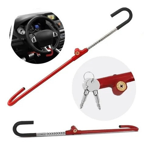 Trava Antifurto Pedal E Volante De Aço P  Para Fiesta 2005 0