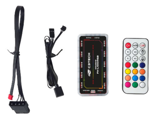 Controladora Hub Para Até 8 Cooler Fan Rgb Controle Remoto 1