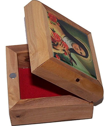 Cofre Para La Primera Comunion Para El Rosario Madera De Ol 1