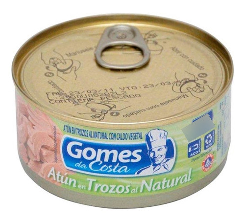 Pack X 24 Unid Atun  Natural Trozo 170 Gr G.d.costa Pescade 0