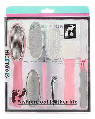 Set Pedicura 9 Piezas Diseño Profesional Podologia Pies Env 0