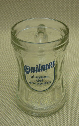Jarra Vidrio Cerveza Quilmes / El Sabor Del Encuentro 0