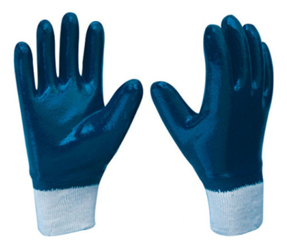 Guantes Nitrilo Puño Elastico - Seguridad Laboral 0