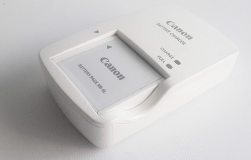 Cargador Canon + Bateria Nb-6lh Powershot D10 D20 D30 Sx600h 1