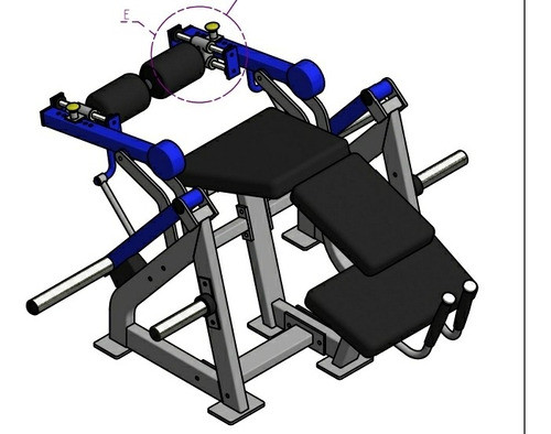 Plano Máquina Gimnasio Femolares Tumbado 1