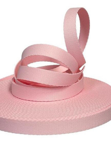 Alça Chic 2 Cm Rosa Bebe - 5 Metros 1