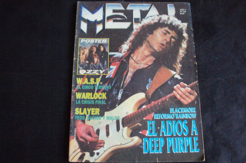 Revista Metal # 103 - El Adios A Deep Purple 0
