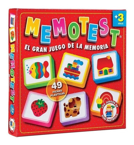 Juego Memotest Infantil Ruibal Don Rastrillo (+3 Años) Envio 0