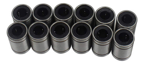 Rodamiento De Bolitas Linear De 12pcs Lm8uu Para La Impresor 0