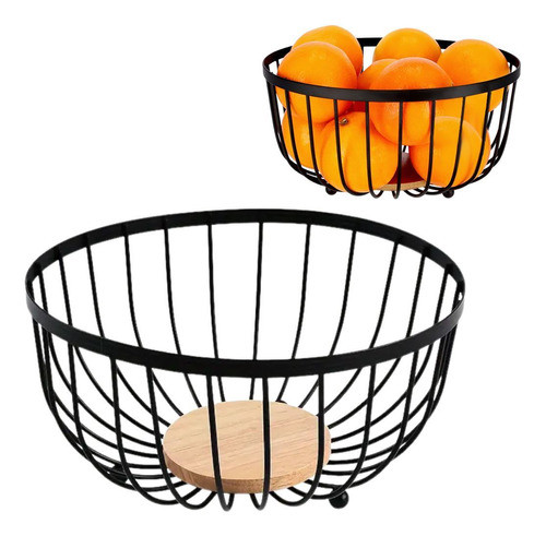 Canasto Cesta Organizador Frutero Cocina Frutas Verduras 0