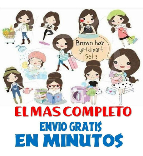 Pack Imagenes Joven Adolecente Cabello Marron S3 + Regalo A1 1