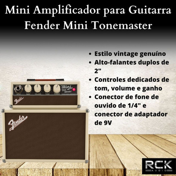 Mini Amplificador Para Guitarra Fender Mini Tonemaster 1