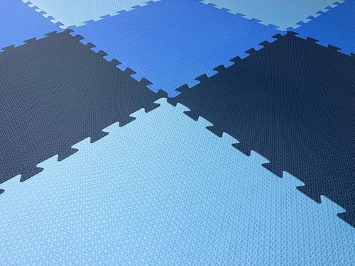 40 Tapetes Eva Azul Menino Infantil 50x50 10mm 1