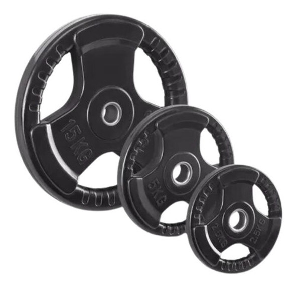 Disco Olímpico Fundición Rec. En Goma C/agarre 15 Kg Tpuy 0 Disco Olímpico Fundición Rec. En Goma C/agarre 15 Kg Tpuy 0