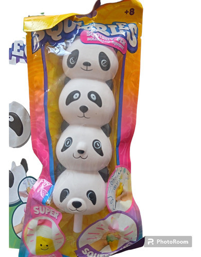 Lapicera Squishy Squibbles Oso Panda Nuevo Oferta 1