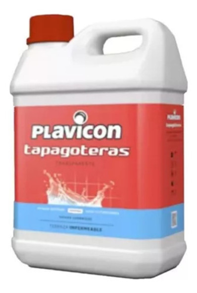 Plavicon Tapagoteras Transparente Impermeable 4lts Ambito 0