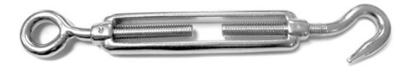 Tensor Ojo Gancho Galvanizado 24mm Cable Acero Reforzado 1