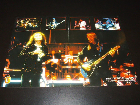 Poster Deep Purple * Dio * 40 X 28 (g062) 0