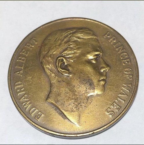 Medalla Visita Príncipe De Gales Año 1925 - Bronce - 637 0