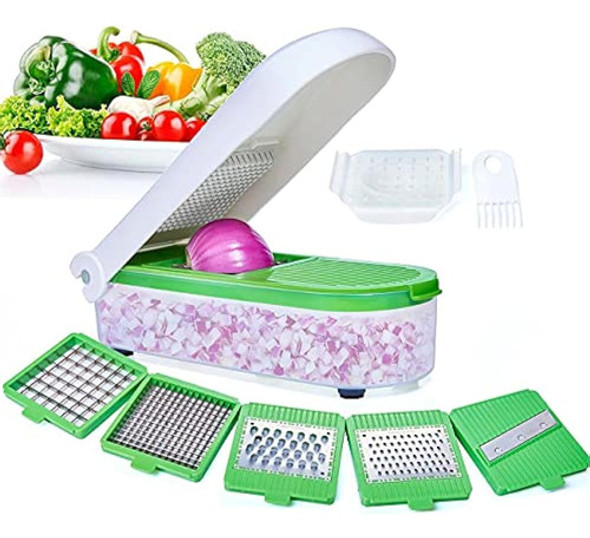 Lhs Vegetable Chopper-multifuncional Onion Chopper Dicer Sal 0