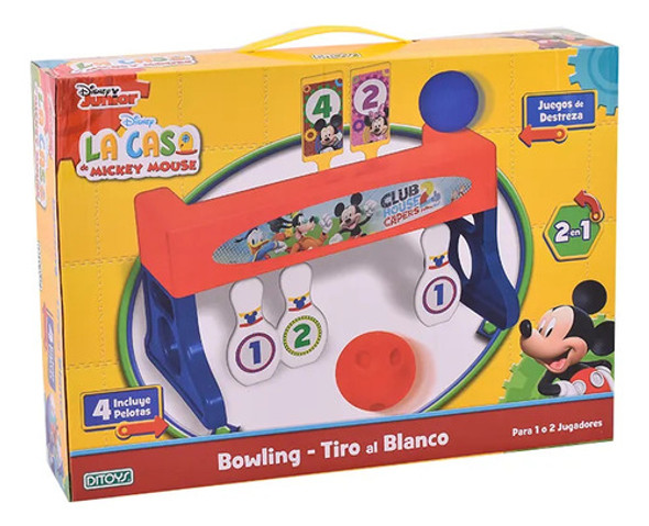 Mickey Club House Bowling - Tiro Al Blanco Mickey Club House 0 Mickey Club House Bowling - Tiro Al Blanco Mickey Club House 0