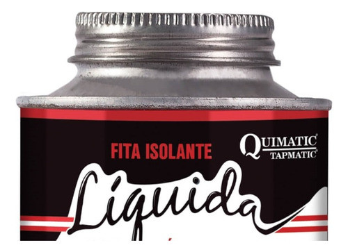 Fita Isolante Líquida Cor Vermelha Quimatic Tapmatic 200 Ml 1