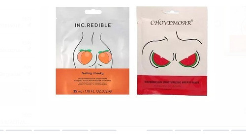 Kit Mascarillas Hidratantes Watermelon Peach Senos Y Glúteos 0