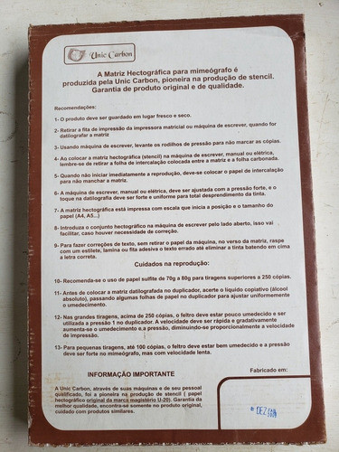 Papel Hectografico 1