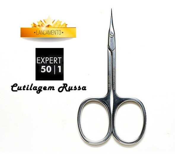 Tesoura De Cutícula Staleks Pro 50/1 -18mm - Manicura Russa 1 Tesoura De Cutícula Staleks Pro 50/1 -18mm - Manicura Russa 1