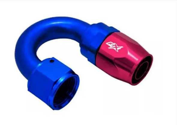 Acople Conexión 180° An6 Azul Rojo Ftx Fueltech 0