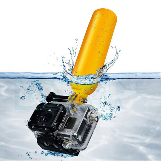 Flotador Para Cámaras Gopro Y Similares. Mango Tipo Boya. 1