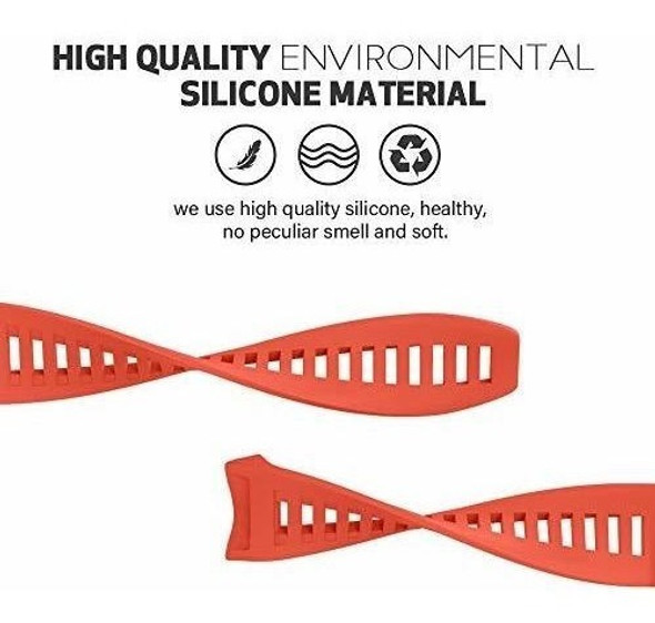 Malla De Silicona  Garmin Instinct 2/ Solar/ Tactical Roja 1