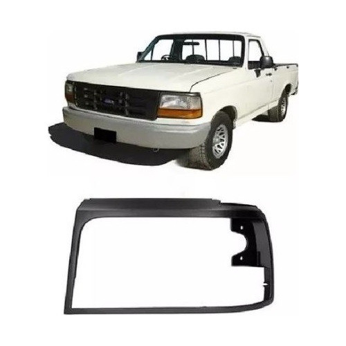 Aro Faro Ford F100 96 97 98 99 Gris Izquierdo 0