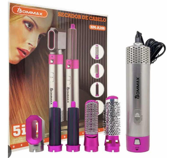 Escova Para Secador De Cabelo 5-em-1 Multifuncional Hair Cur 0