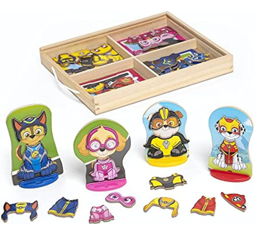Melissa & Doug Paw Patrol Wooden Magnetic Pretend Play (64 P 0