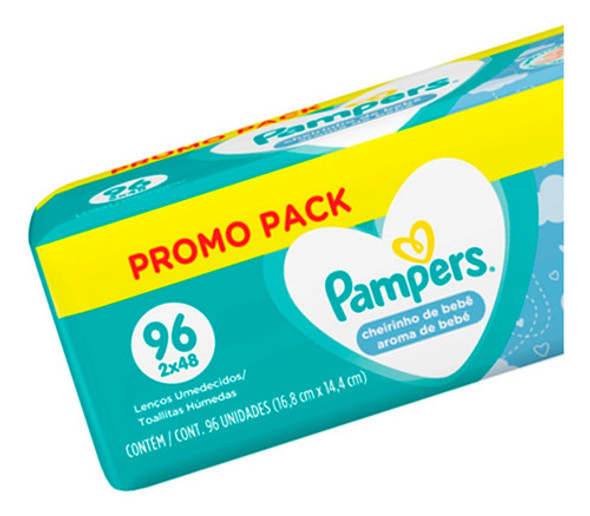 Pampers Toallitas Húmedas Aroma De Bebé Suaves 96u 1