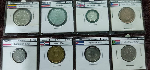 Lote 001 Monedas Variadas 0