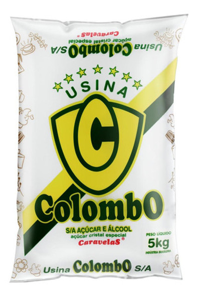 Açúcar Cristal Caravelas Pacote 5kg 0 Açúcar Cristal Caravelas Pacote 5kg 0