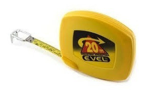 Cinta Metrica 20 Metros Evel Modelo 120 Fleje Acero 1